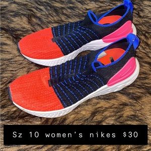 Size 10 women’s slip on nikes
